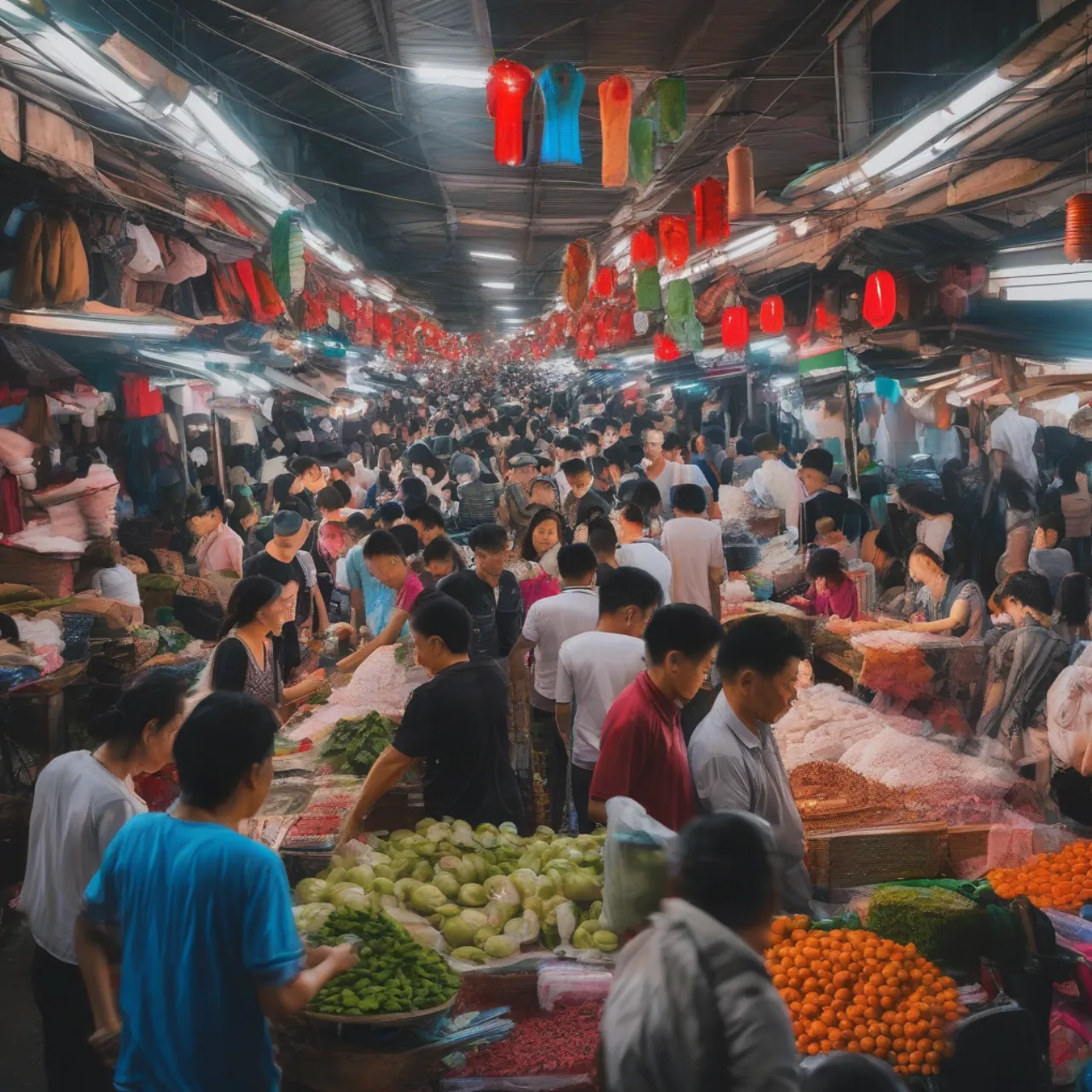 Không gian chợ Bà Chiểu